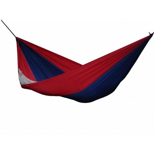 Parachute Nylon Hammock - Double (Navy/Red) PAR25