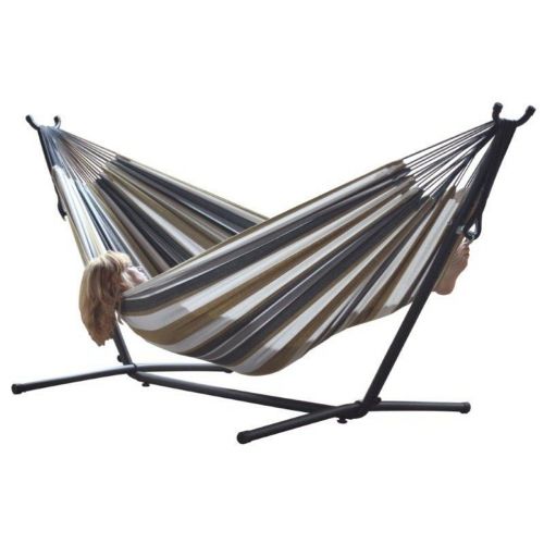 Vivere's Combo - Double Desert Moon Hammock with Stand (9ft) UHSDO9-25