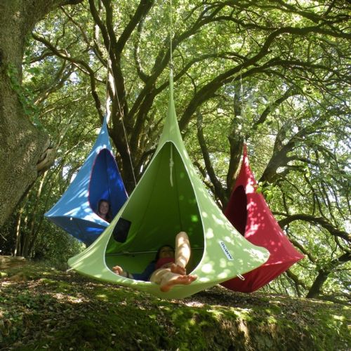 Cacoon Double Hanging Nest Chair Green CAC-DG-002