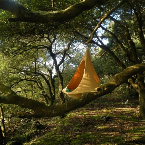 Cacoon Single Hanging Nest Chair Green CAC-SG-002