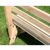 Cedar 27" Wide 8' Cross Legged Picnic Table with 4 pieces of 4' Backed Benches Natural WF27WCLTBB8CVD #3