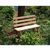 Cedar 4' Backed Bench Natural WRFBB4-2CVD #2