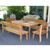 Cedar Chickadee Dining Set Natural 46"L × 32"W ELY46CTT4BBCVD #2