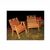 Cedar Country Hearts Patio Chair Natural WF4130CVD #3