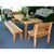 Cedar Gathering Dining Set Natural 70"L × 32"W ELY70CTT2B2BBCVD #2