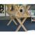 Red Cedar 27" Wide 5' Backyard Bash Cross Legged Picnic Table w/ Detached Benches Natural WF27WCLTCB5CVD #5