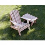Cedar American Forest Adirondack Chair & Table Set Natural WRF5200SETCVD
