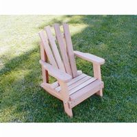 Cedar Child Size Wide Slat Adirondack Chair Natural WF5000CVD