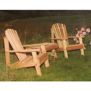 Cedar American Forest Adirondack Chair Collection Natural WRF5202CVD