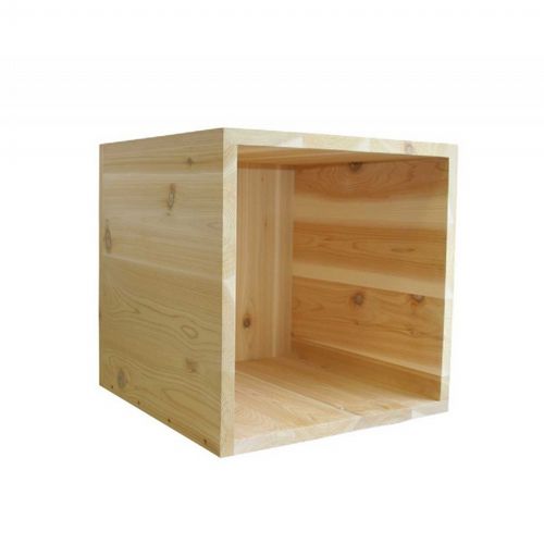Cedar Storage Cube Natural 18" × 18" WRF1818CUBECVD