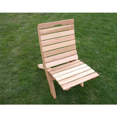 Cedar Traveling Style Folding Chair Natural WRFFTCCVD