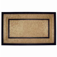 Coir Doormat with Black Rubber Frame 22" × 36" NH-18098