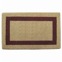 Heavy Duty Coir Mat with Brown Single Picture Frame 22" × 36" NH-O2022