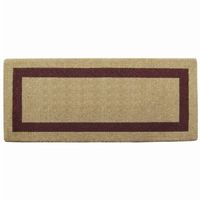 Heavy Duty Coir Mat with Brown Single Picture Frame 24" × 57" NH-O2073