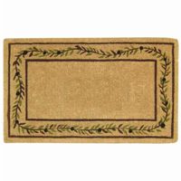 Heavy Duty Coir Mat with Olive Branch Border 22" × 36" NH-O2227
