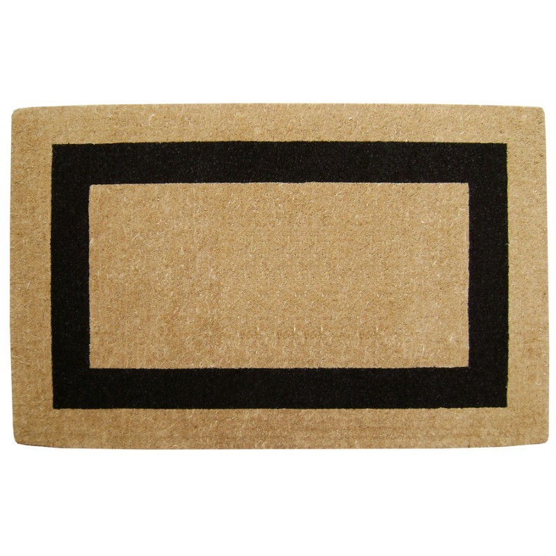 Heavy Duty Coir Mat with Black Single Picture Frame 36" × 72" NHO2178