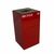 Witt Indoor Recycling Container 28 Gal. Scarlet Steel W-28GC04
