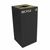 Witt Indoor Recycling Container 32 Gal. Charcoal Steel W-32GC04