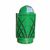 Witt Outdoor Sawgrass Can 40 Gal. Green Steel with Dome Top W-SAW40P-DT