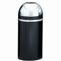 Witt Indoor Dometop 15 Gal. Black with Chrome Accents Steel with Open Top W-415DT-22