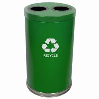Witt Indoor RT Recycler 36 Gal. Green Steel W-18RTGN-2H