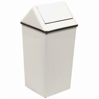 Witt Indoor Swingtop Wastewatcher 21 Gal. White Steel W-1411HT