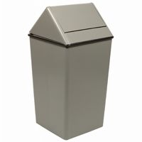 Witt Indoor Swingtop Wastewatcher 36 Gal. Slate Steel W-1511HT