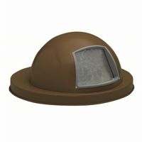 Witt Outdoor Dome Top Lid Brown Steel W-M3601-DTL