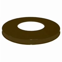 Witt Outdoor Flat top Lid Only Brown Steel W-M2401-FTL