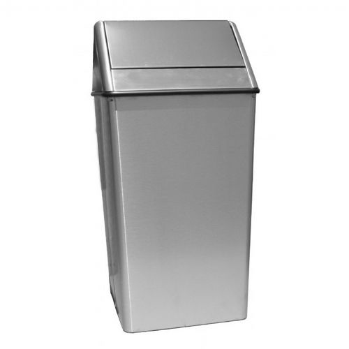 Witt Indoor Swingtop Wastewatcher 21 Gal. Stainless Steel W-1411HT-SS