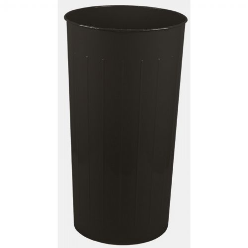Witt Indoor Wastebasket Black Steel W-10-BK