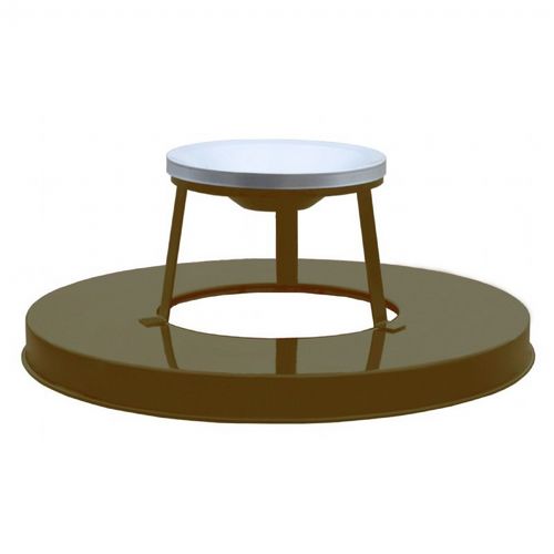 Witt Outdoor Ash Top Brown Steel W-M2401-ATL-BN