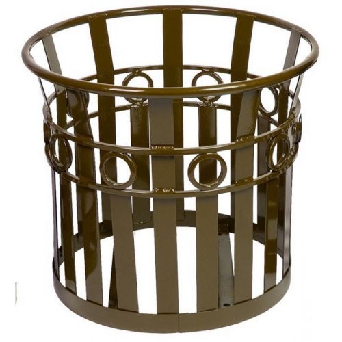 Witt Outdoor Planter 27" Brown Steel - Decorative W-PL2724-BN