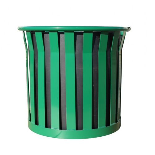 Witt Outdoor Planter 27" Green Steel - Wydman W-WPL2724-GN