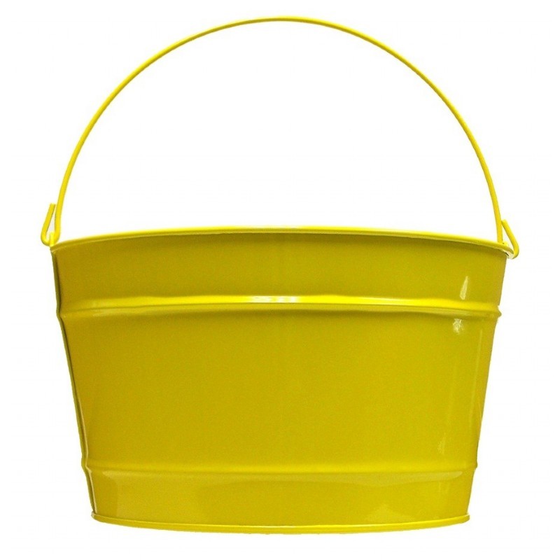 Witt Outdoor 16 Qt Pail Sunshine Yellow Steel WW16PCSY CozyDays