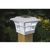 4x4 PVC Prestige Solar Post Cap - White SL079-W #4