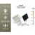 Solar Motion Sensor Security Light - White SMS600-W #6