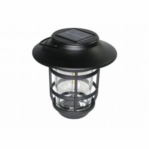 Aluminum Nottingham Solar Hanging Coach Light - Black SHW553