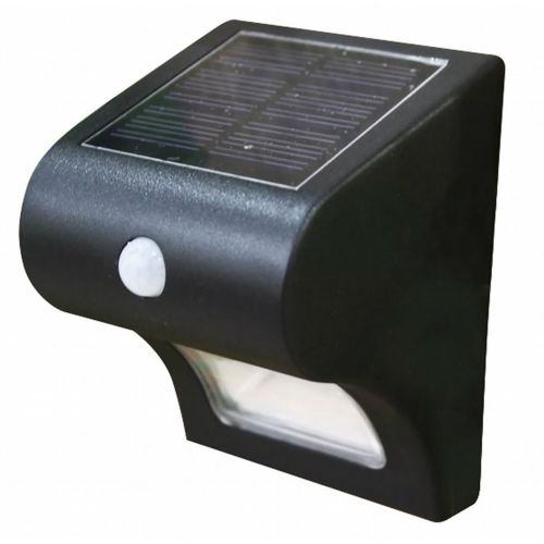 Solar Motion Sensor Deck & Wall Light - Black SL133