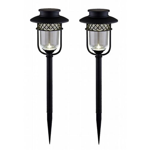 Stainless Steel Landscape, Path & Garden Light - 2 Pk - Black GL1101