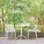 Air Bistro Set with Octopus 24" Round Table White S014160
