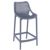 Air Outdoor Counter High Chair Dark Gray ISP067