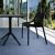 Air Outdoor Dining Chair Black ISP014-BLA #7