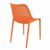 Air Outdoor Dining Chair Orange ISP014-ORA #2