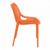 Air Outdoor Dining Chair Orange ISP014-ORA #4