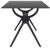 Air Rectangle Outdoor Dining Table 55 inch Black ISP705-BLA #3