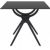 Air Square Outdoor Dining Table 31 inch Black ISP700-BLA #3