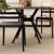 Air Square Outdoor Dining Table 31 inch Black ISP700-BLA #6