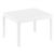 Air XL Conversation Set with Sky 24" Side Table White S007109-WHI #3