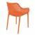 Air XL Outdoor Dining Arm Chair Orange ISP007-ORA #2